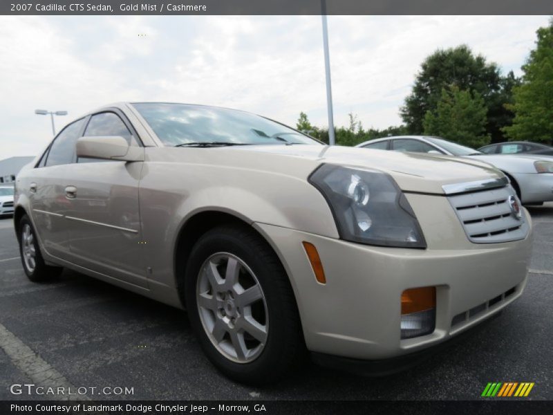 Gold Mist / Cashmere 2007 Cadillac CTS Sedan