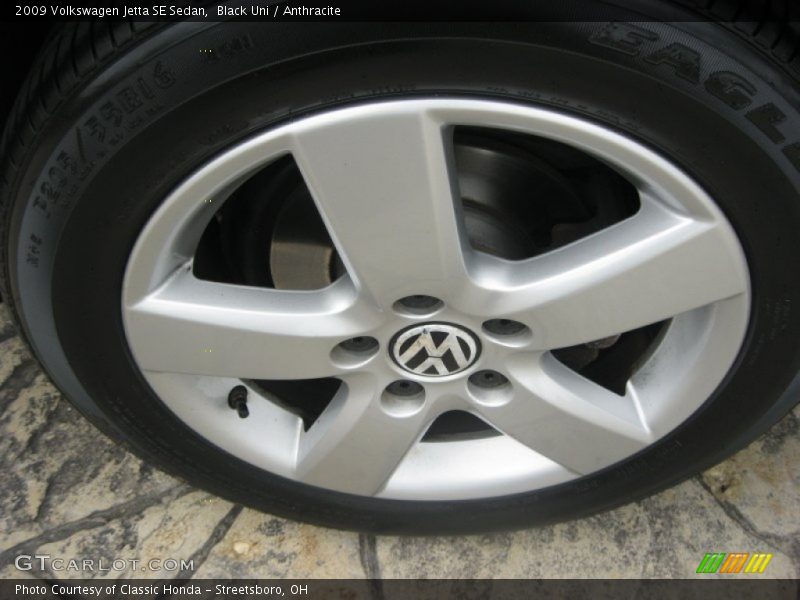 Black Uni / Anthracite 2009 Volkswagen Jetta SE Sedan