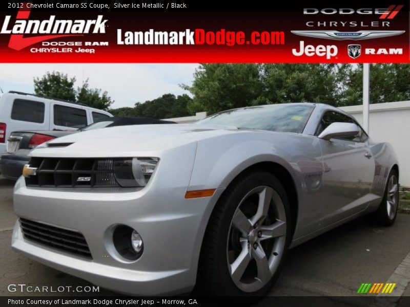 Silver Ice Metallic / Black 2012 Chevrolet Camaro SS Coupe