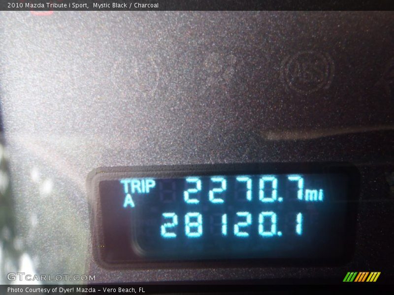 Mystic Black / Charcoal 2010 Mazda Tribute i Sport