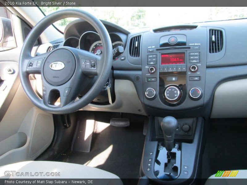 Bright Silver / Stone 2010 Kia Forte EX