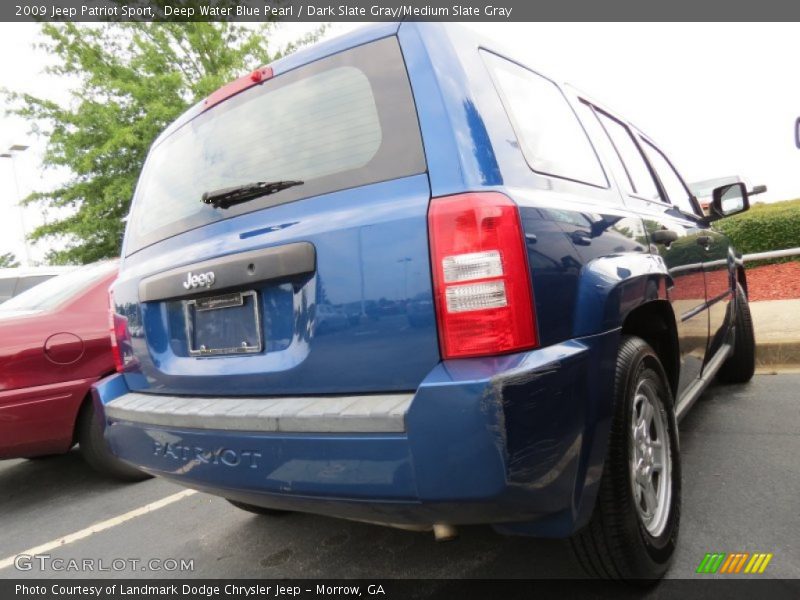 Deep Water Blue Pearl / Dark Slate Gray/Medium Slate Gray 2009 Jeep Patriot Sport