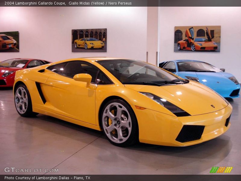 Giallo Midas (Yellow) / Nero Perseus 2004 Lamborghini Gallardo Coupe