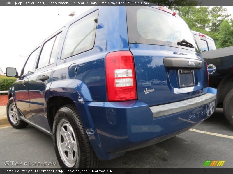 Deep Water Blue Pearl / Dark Slate Gray/Medium Slate Gray 2009 Jeep Patriot Sport