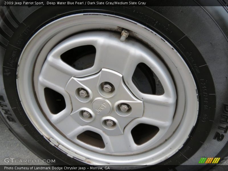 Deep Water Blue Pearl / Dark Slate Gray/Medium Slate Gray 2009 Jeep Patriot Sport