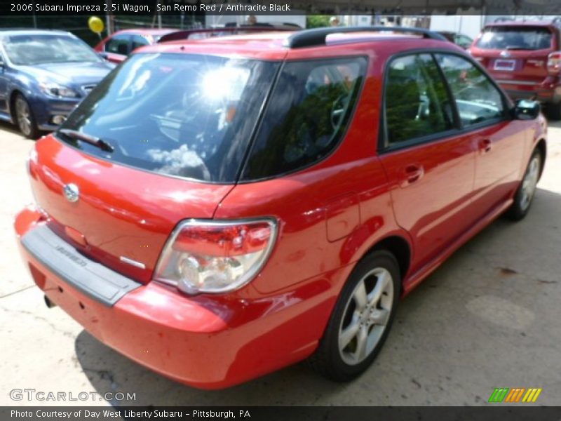 San Remo Red / Anthracite Black 2006 Subaru Impreza 2.5i Wagon
