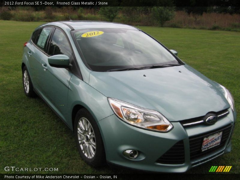 Frosted Glass Metallic / Stone 2012 Ford Focus SE 5-Door