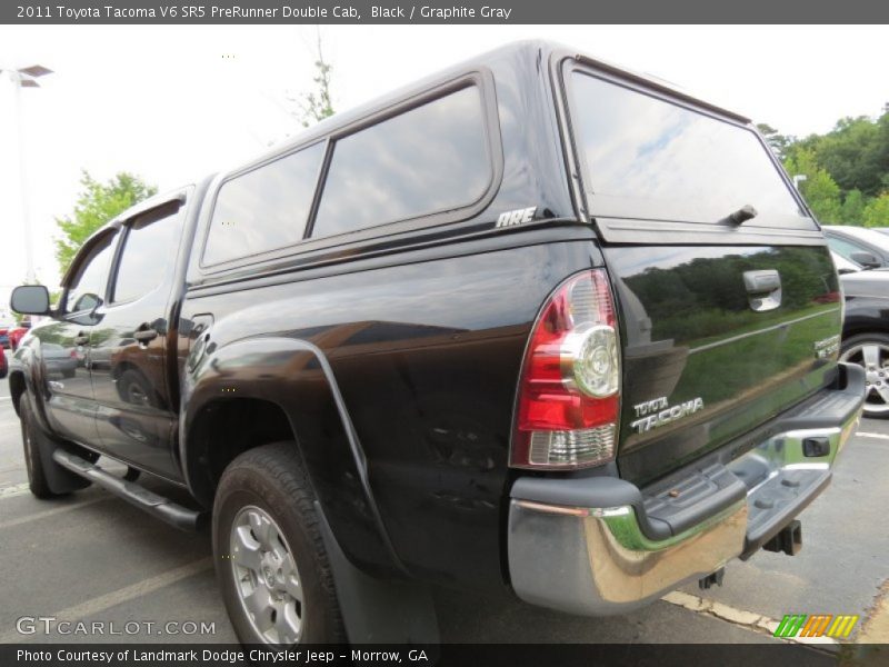 Black / Graphite Gray 2011 Toyota Tacoma V6 SR5 PreRunner Double Cab