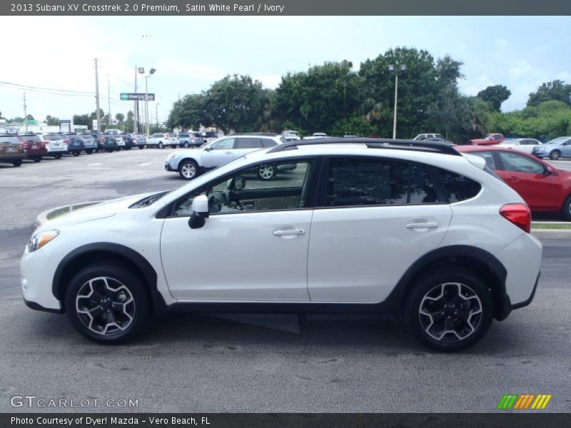 Satin White Pearl / Ivory 2013 Subaru XV Crosstrek 2.0 Premium