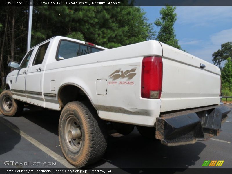  1997 F250 XL Crew Cab 4x4 Oxford White