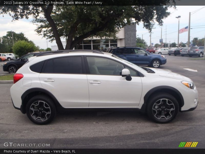 Satin White Pearl / Ivory 2013 Subaru XV Crosstrek 2.0 Premium