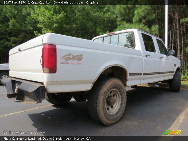 Oxford White / Medium Graphite 1997 Ford F250 XL Crew Cab 4x4