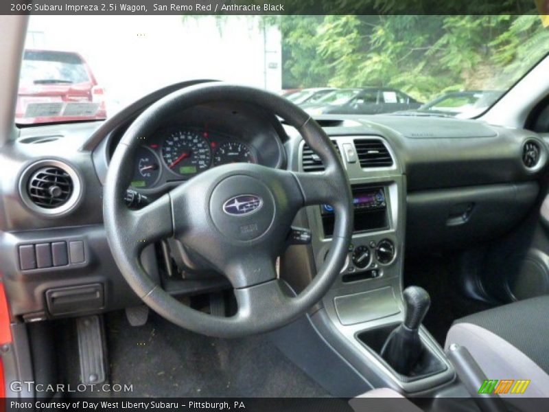 San Remo Red / Anthracite Black 2006 Subaru Impreza 2.5i Wagon