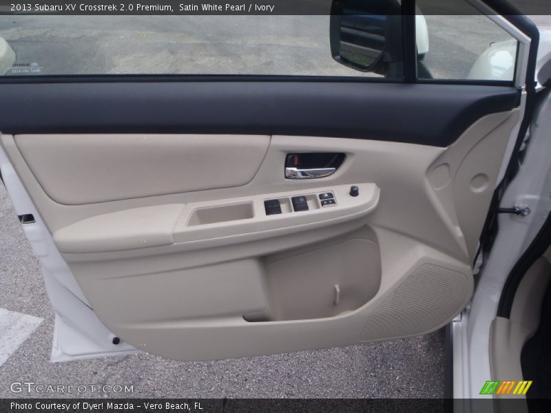 Satin White Pearl / Ivory 2013 Subaru XV Crosstrek 2.0 Premium