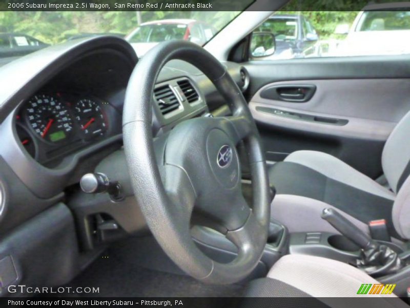 San Remo Red / Anthracite Black 2006 Subaru Impreza 2.5i Wagon