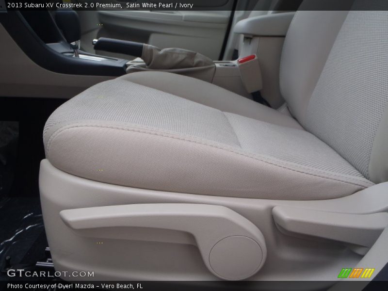 Satin White Pearl / Ivory 2013 Subaru XV Crosstrek 2.0 Premium