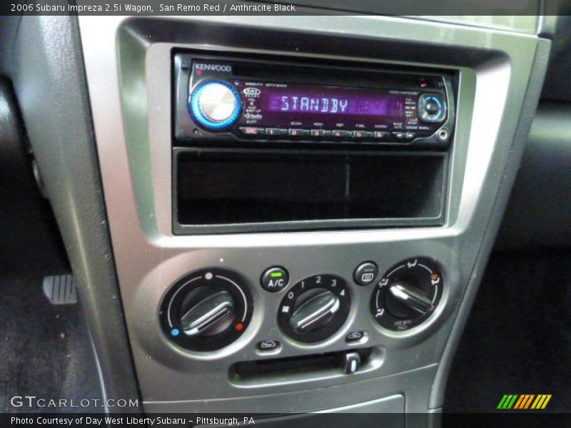 San Remo Red / Anthracite Black 2006 Subaru Impreza 2.5i Wagon