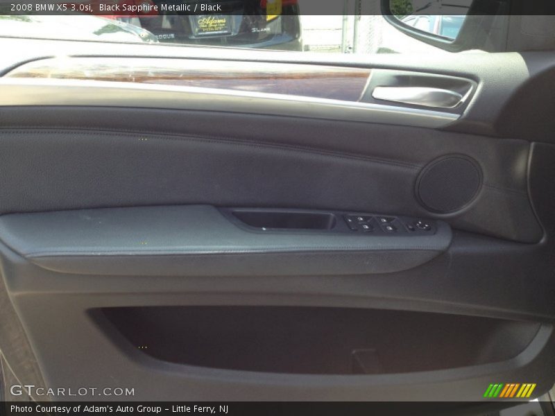 Black Sapphire Metallic / Black 2008 BMW X5 3.0si