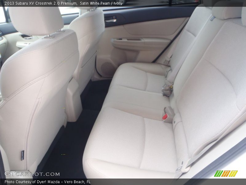 Satin White Pearl / Ivory 2013 Subaru XV Crosstrek 2.0 Premium