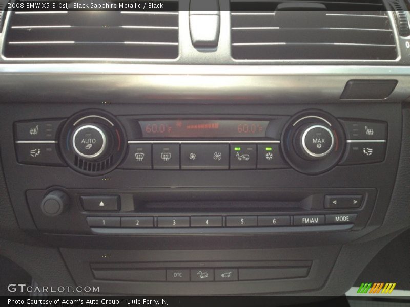 Black Sapphire Metallic / Black 2008 BMW X5 3.0si