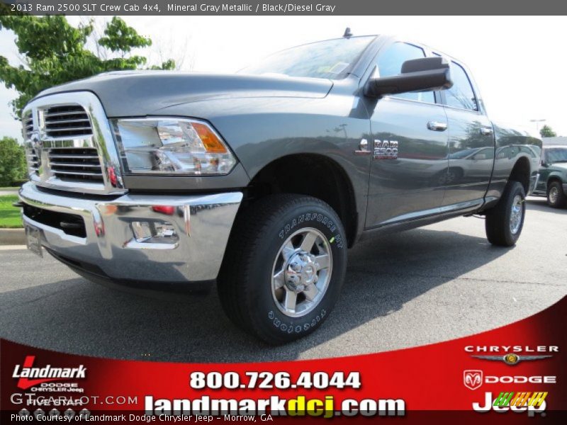 Mineral Gray Metallic / Black/Diesel Gray 2013 Ram 2500 SLT Crew Cab 4x4
