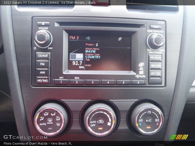 Ice Silver Metallic / Black 2013 Subaru XV Crosstrek 2.0 Limited