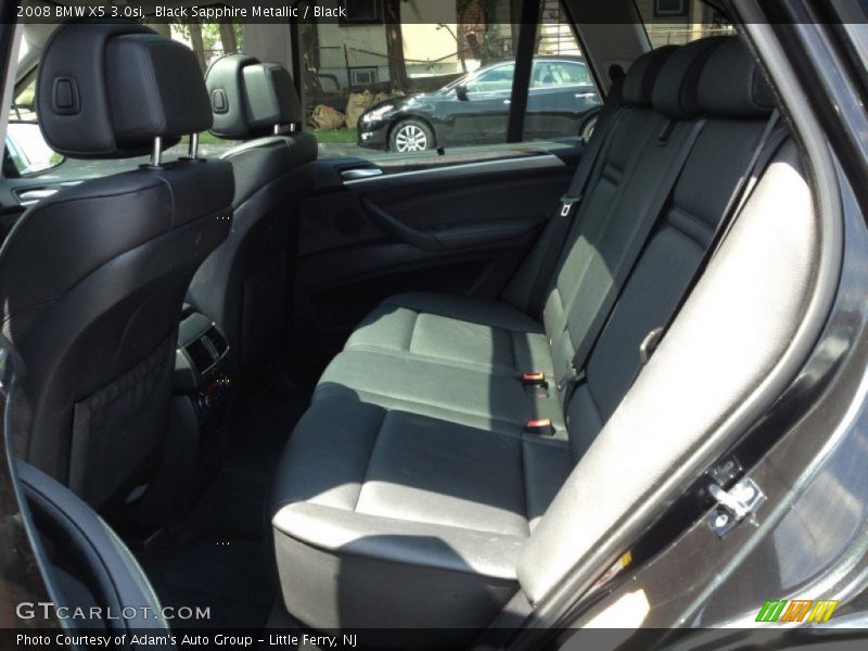 Black Sapphire Metallic / Black 2008 BMW X5 3.0si