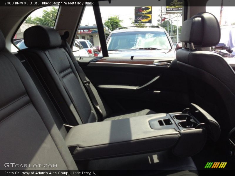 Black Sapphire Metallic / Black 2008 BMW X5 3.0si