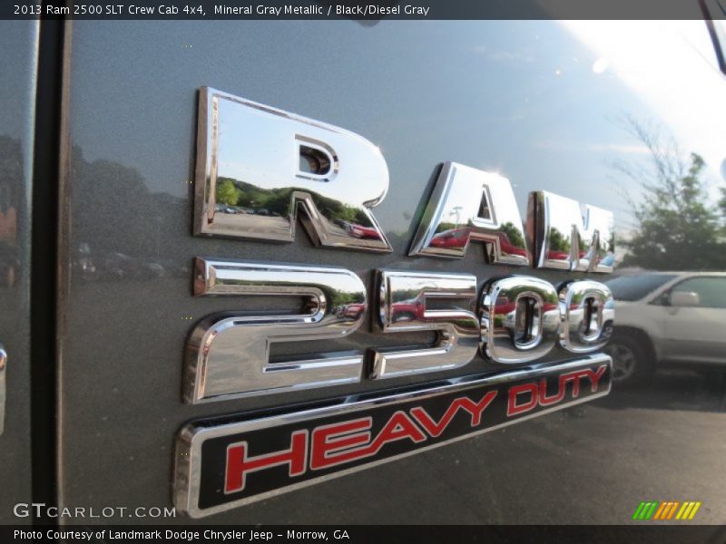 Mineral Gray Metallic / Black/Diesel Gray 2013 Ram 2500 SLT Crew Cab 4x4