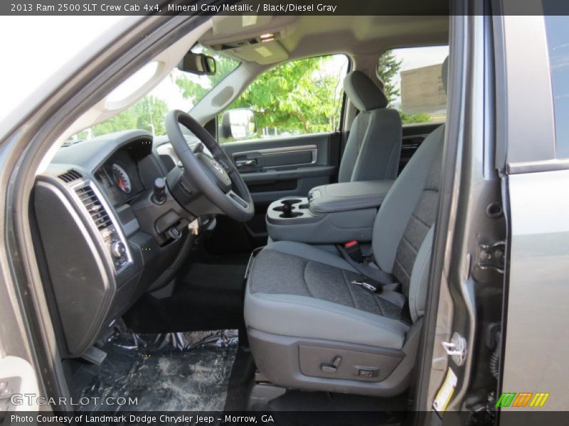 Mineral Gray Metallic / Black/Diesel Gray 2013 Ram 2500 SLT Crew Cab 4x4