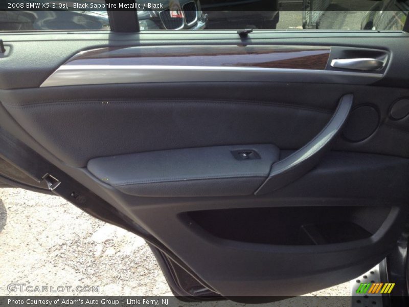 Black Sapphire Metallic / Black 2008 BMW X5 3.0si