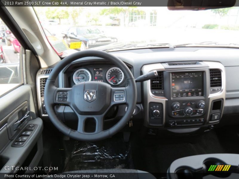 Mineral Gray Metallic / Black/Diesel Gray 2013 Ram 2500 SLT Crew Cab 4x4