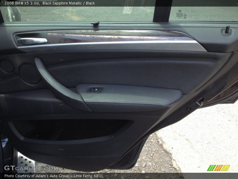 Black Sapphire Metallic / Black 2008 BMW X5 3.0si