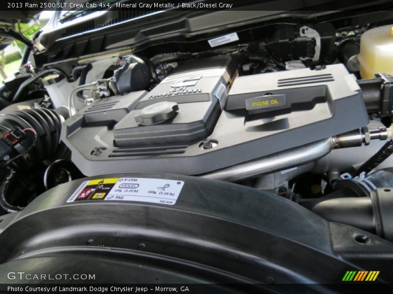 Mineral Gray Metallic / Black/Diesel Gray 2013 Ram 2500 SLT Crew Cab 4x4