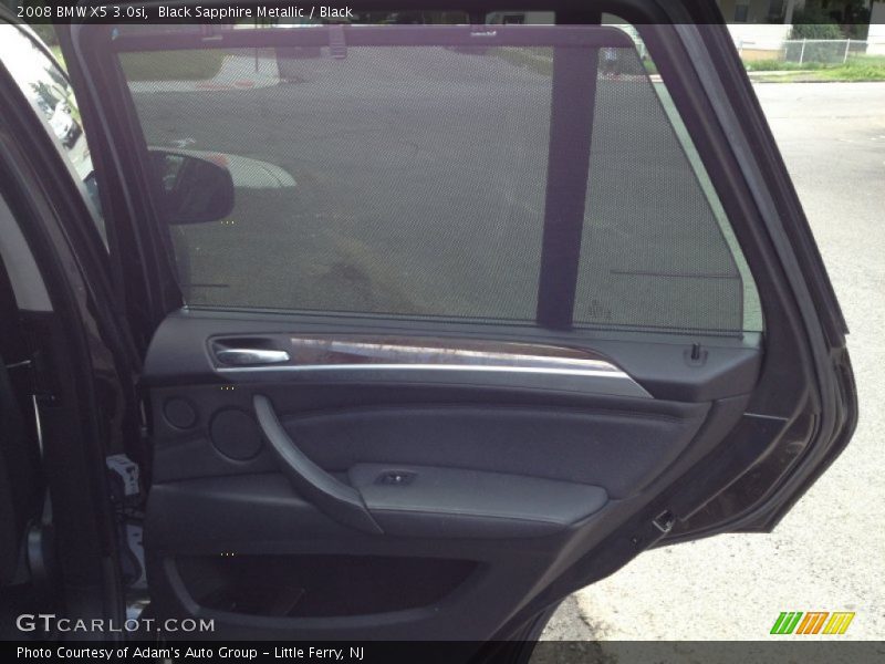 Black Sapphire Metallic / Black 2008 BMW X5 3.0si