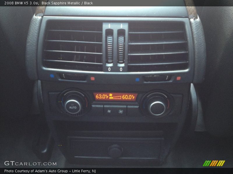 Black Sapphire Metallic / Black 2008 BMW X5 3.0si