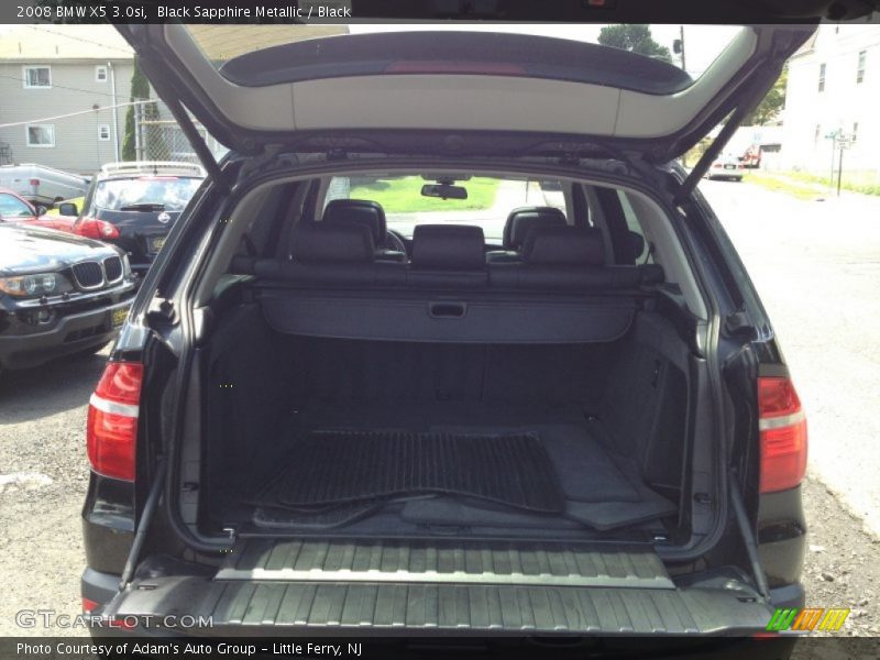 Black Sapphire Metallic / Black 2008 BMW X5 3.0si