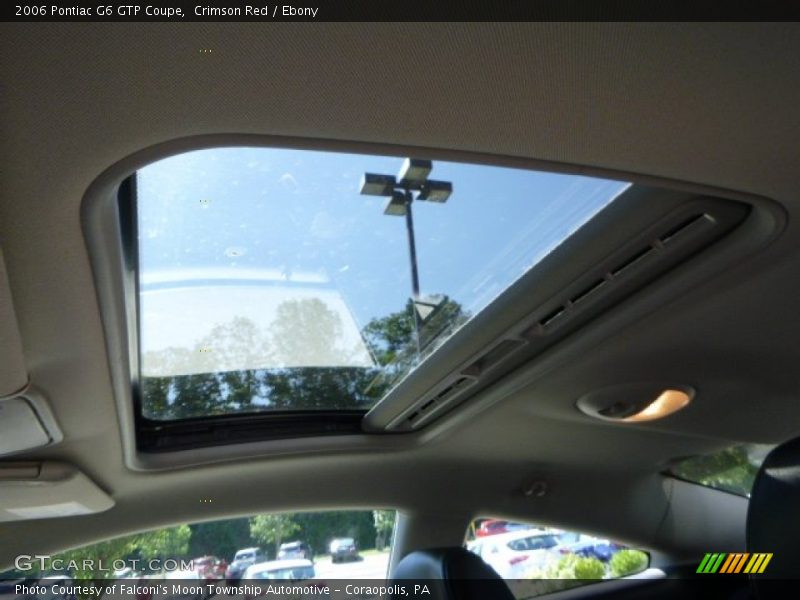 Sunroof of 2006 G6 GTP Coupe