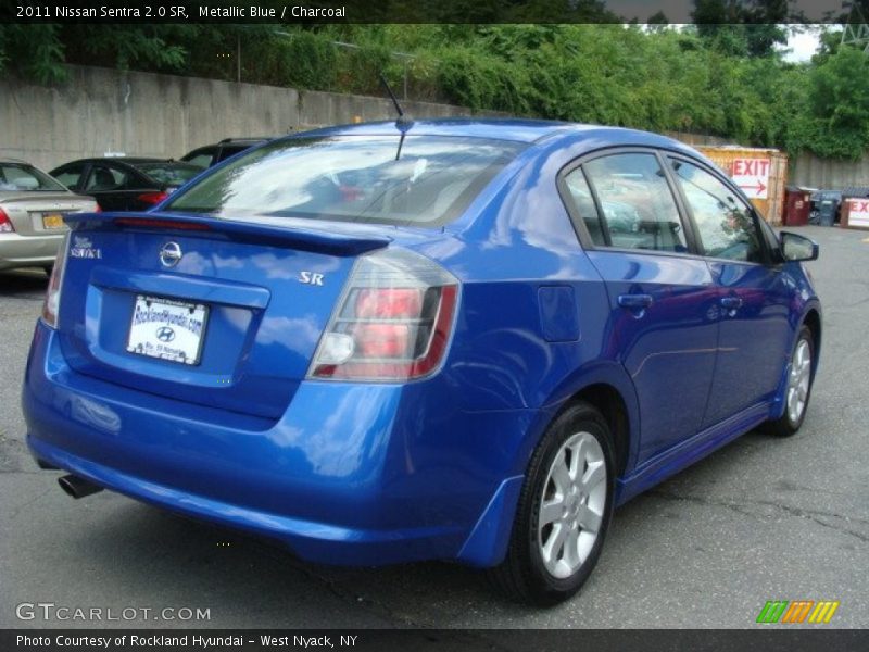 Metallic Blue / Charcoal 2011 Nissan Sentra 2.0 SR