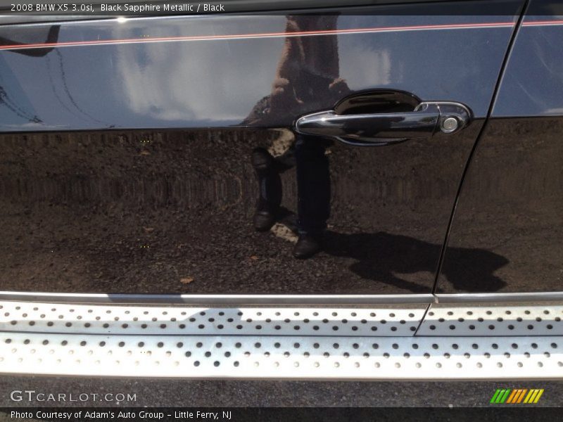 Black Sapphire Metallic / Black 2008 BMW X5 3.0si