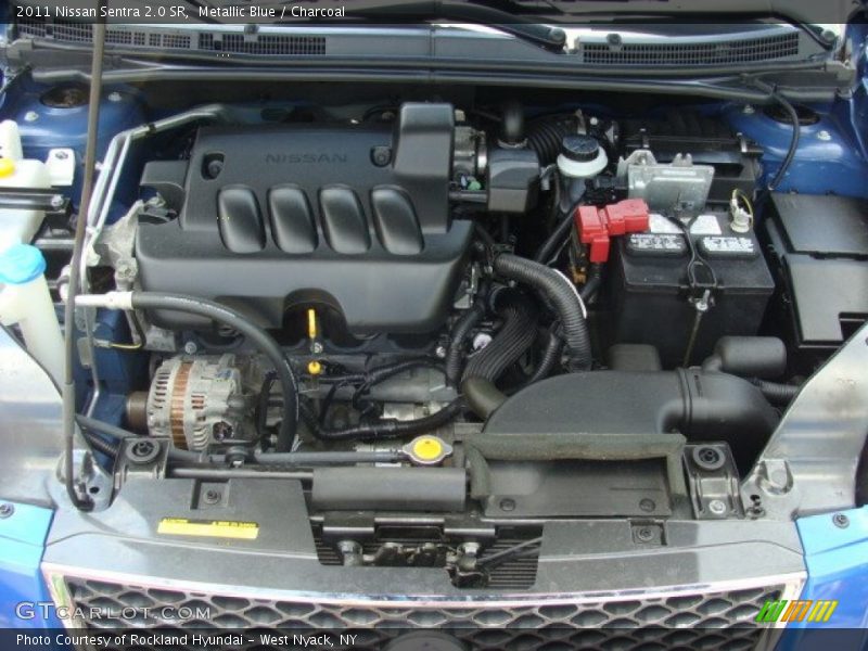 Metallic Blue / Charcoal 2011 Nissan Sentra 2.0 SR