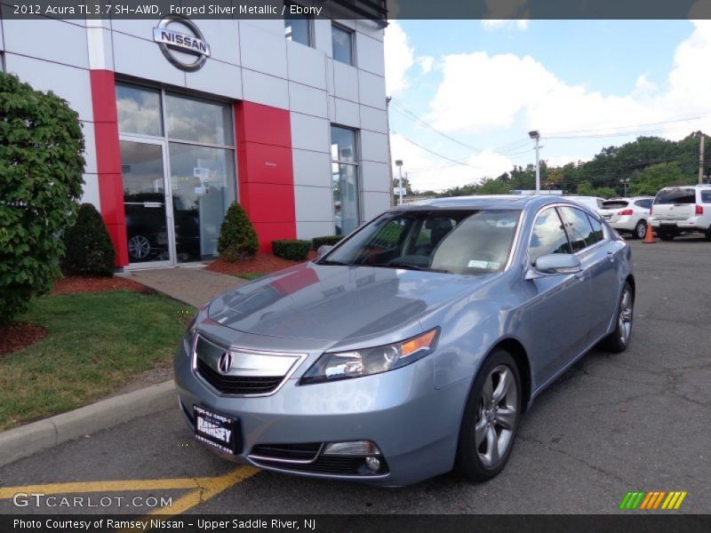 Forged Silver Metallic / Ebony 2012 Acura TL 3.7 SH-AWD