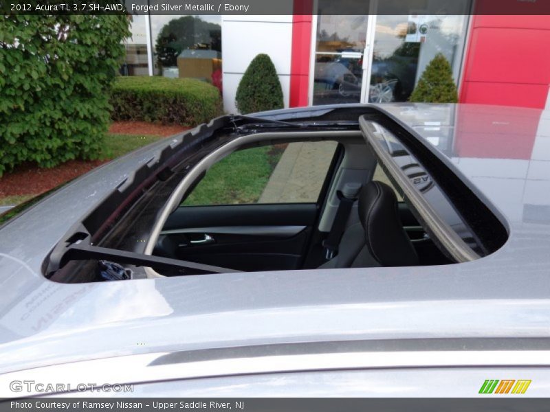 Forged Silver Metallic / Ebony 2012 Acura TL 3.7 SH-AWD