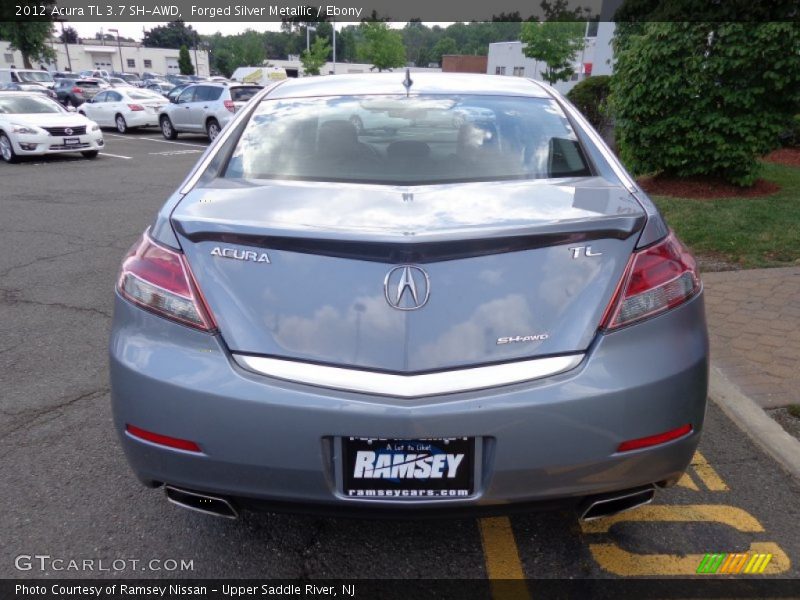 Forged Silver Metallic / Ebony 2012 Acura TL 3.7 SH-AWD
