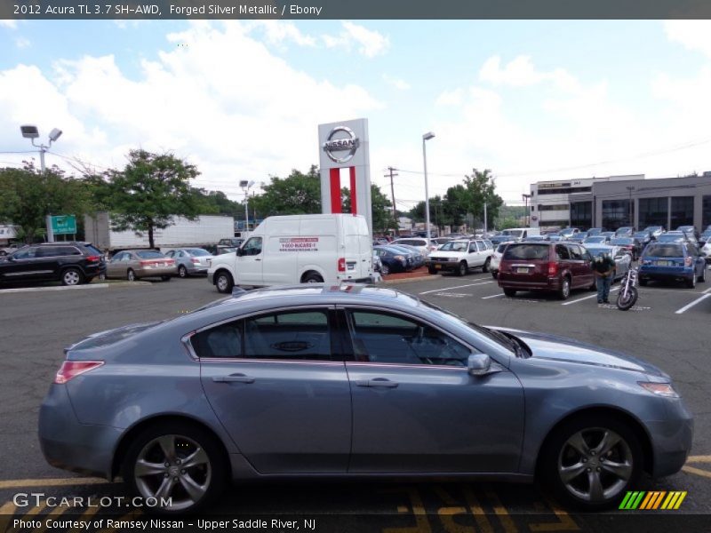 Forged Silver Metallic / Ebony 2012 Acura TL 3.7 SH-AWD