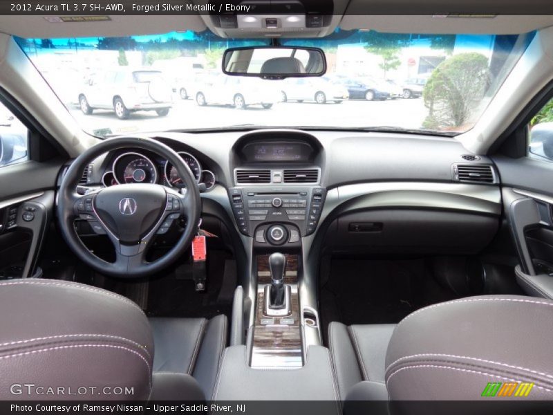 Forged Silver Metallic / Ebony 2012 Acura TL 3.7 SH-AWD