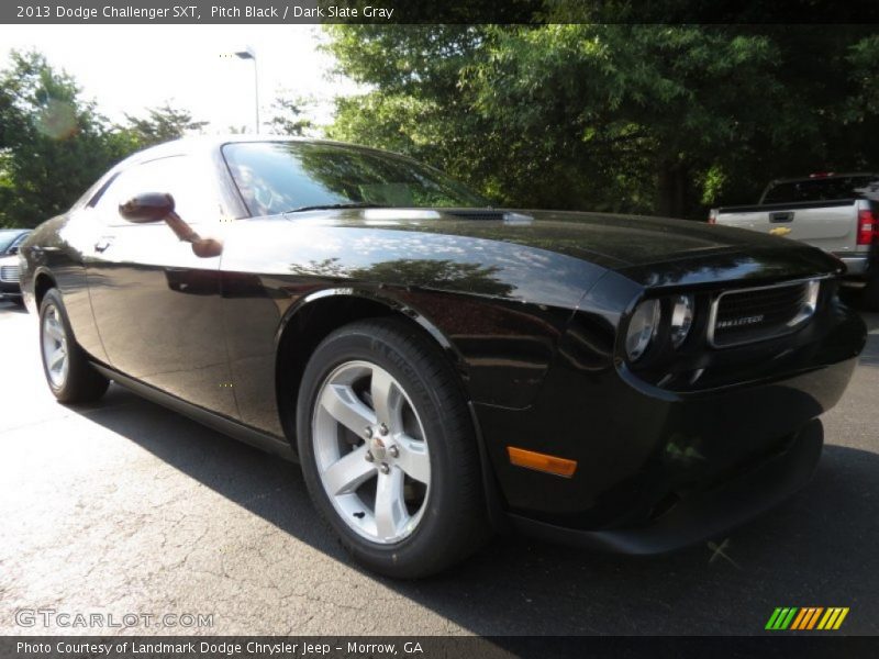 Pitch Black / Dark Slate Gray 2013 Dodge Challenger SXT