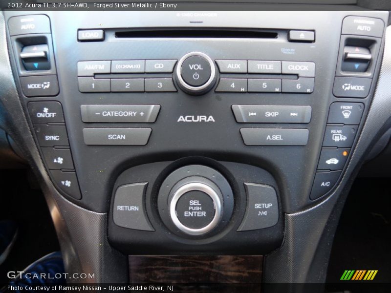 Forged Silver Metallic / Ebony 2012 Acura TL 3.7 SH-AWD