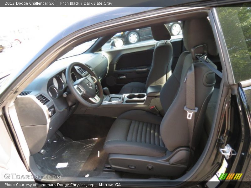 Pitch Black / Dark Slate Gray 2013 Dodge Challenger SXT