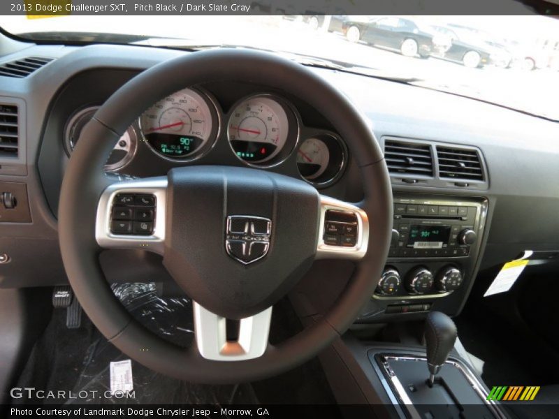 Pitch Black / Dark Slate Gray 2013 Dodge Challenger SXT
